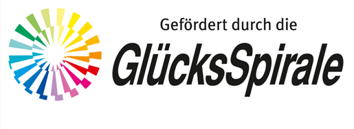 GlücksSpirale Logo – Gefördert durch die GlücksSpirale